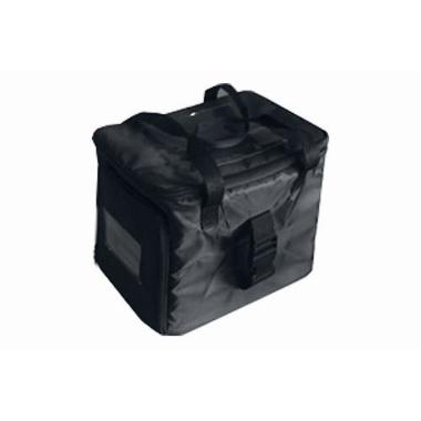 Termotaske 29.5x20.5x27 cm 5 portioner Alu Sort,stk