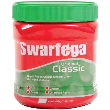 Håndrens Swarfega Original Classic Gel m Parfume t Olie/Fedt/Snavs 1.1 ltr Grøn,6 dnk x 1 ltr/krt