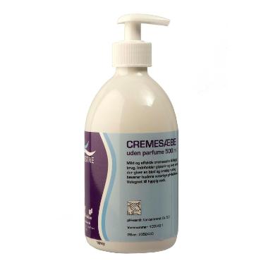 Cremesæbe Pristine Svanemærket uden Parfume/Parabener med pumpe 500 ml,12 fl x 500 ml/krt