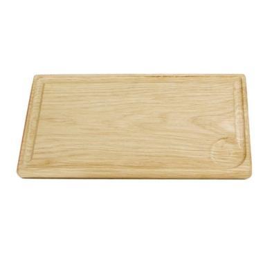 Bøfplanke 32x17.5x2.3 cm med Saftrille Egetræ,stk