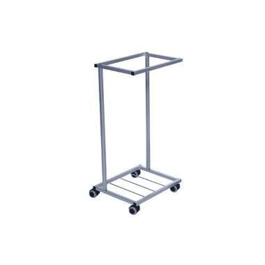 Affaldsstativ 100 ltr uden Låg Sølvfarvet,stk