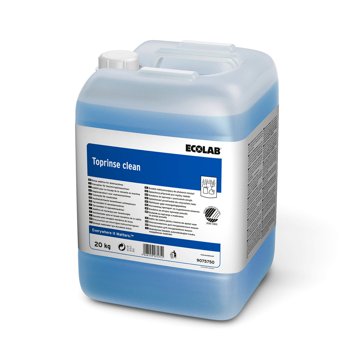 Maskinopvask Afspænding Anlæg Flydende Toprinse Clean 20ltr Svanemærket,20 Ltr/dnk