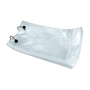 Plastpose 220x330/40+55 mm 45 my på Blok Microperforeret huller PE Klar,100 stk/pk