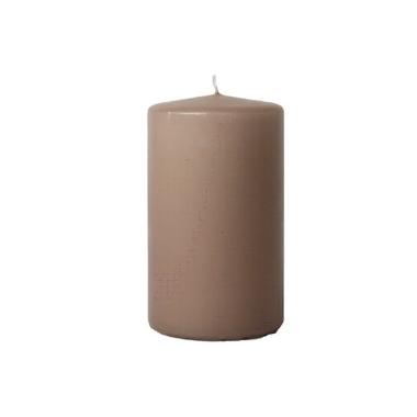 Bloklys Ø60x120 mm Brændetid 40 timer Mørk Sand,stk