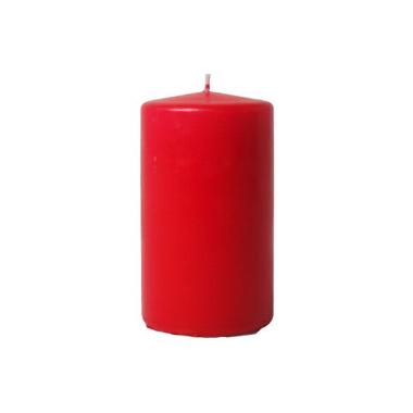 Bloklys Ø60x120 mm Brændetid 40 timer Rød,stk