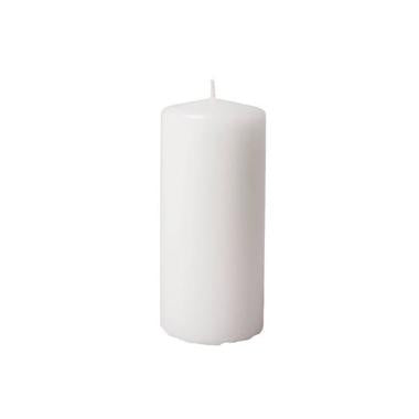 Bloklys Ø60x180 mm Brændetid 60 timer Hvid,stk