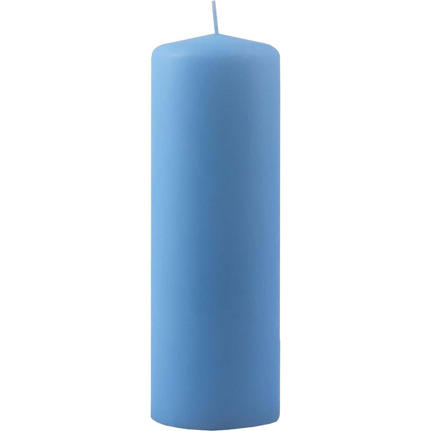 Bloklys Ø60x180 mm Brændetid 60 timer Isblå,stk