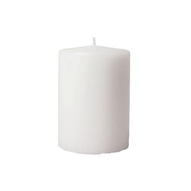 Bloklys Ø40x60 mm Brændetid 7 timer Hvid,stk