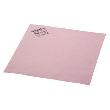 Microfiberklud PVAmicro 38x35cm rød,5 stk/pk