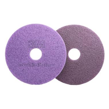 Rondel 3M Scotch-Brite Plus Diamant 17 tommer 22x432 mm Lilla t/Marmor/Terazzo,5 stk/krt