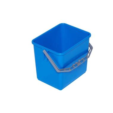 Spand 6 ltr Firkantet Blå,1 stk