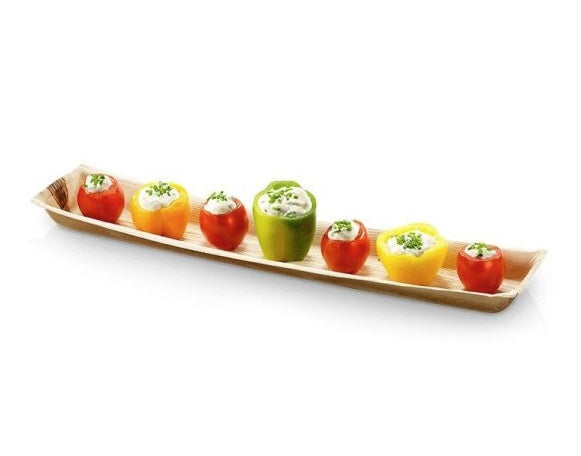 Fad 41.5x8.5x2.8 cm Bionedbrydelig Palmeblad,4 pk x 25 stk/krt