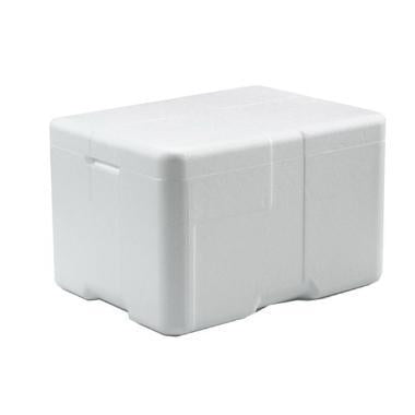 Termokasse 17 ltr 40x30x25 cm Coolsafe Medium med Låg EPS Hvid