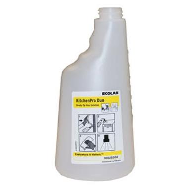 Flaske Tom Skum 650ml med Tryk uden Hoved Klar til KitchenPro Duo,1 stk