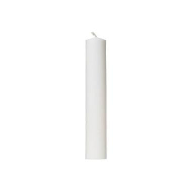 Alterlys Ø80x500 mm Brændetid 130 timer Ren Stearin Lille boring 10x40mm Hvid,stk