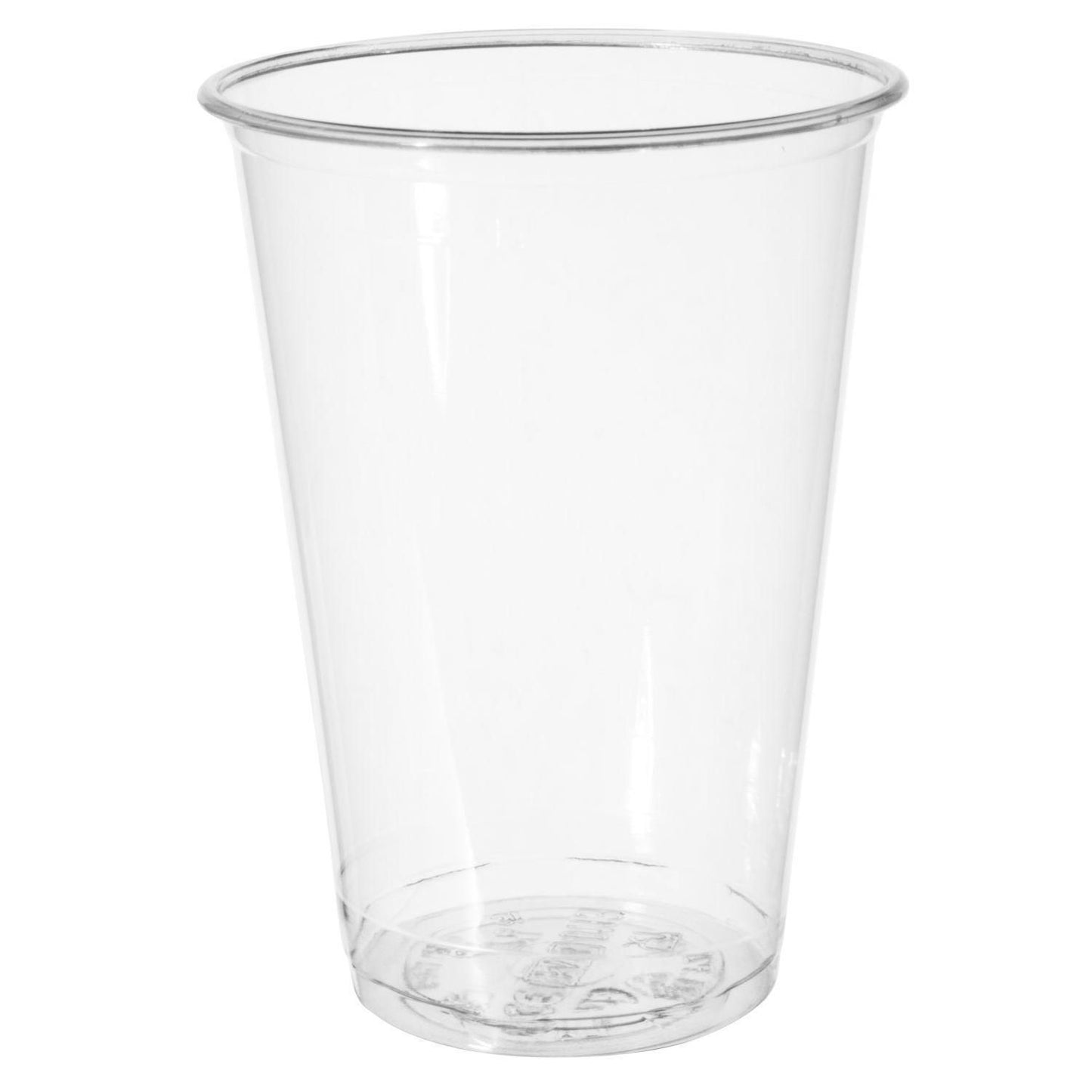 Plastglas 20 cl Bioware H 95 mm Ø70 mm PLA Klar,100 stk/ps