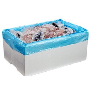 Indlægspose 620/200x630 mm 20 my Foringspose Blå PE,250 stk/krt