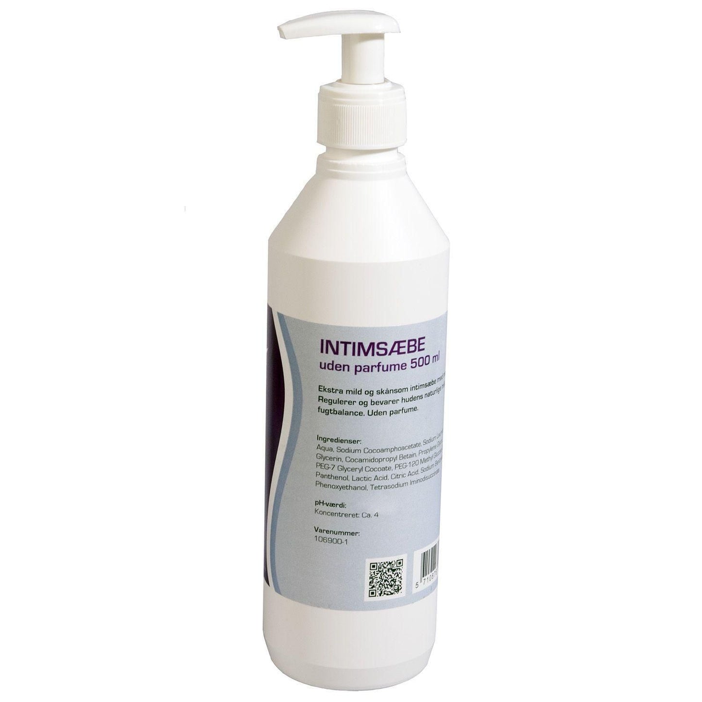 Sæbe Intimsæbe Pristine uden Parfume med pumpe 500 ml,500 ml/fl