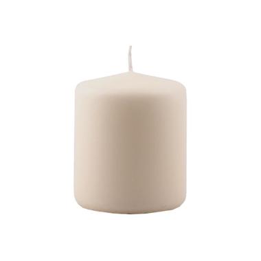 Bloklys Ø78x95 mm Brændetid 44 timer Elfenben,stk