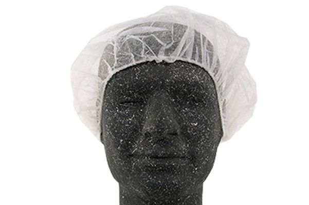 Hårnet str M Ekstra vidde PP Hvid,10 pk x 100 stk/krt