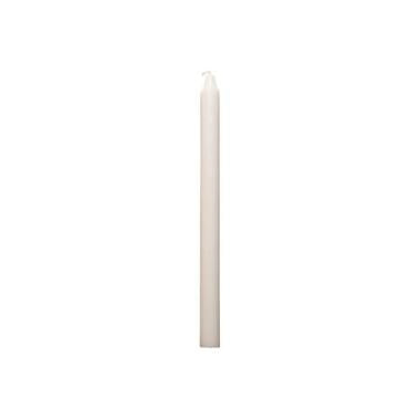 Rustiklys Ø22x290 mm Brændetid 10 timer Hvid,50 stk/krt