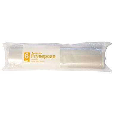 Frysepose Catersource 6 ltr 250x500 mm 34my med Skrivefelt LDPE,50 Stk/rl