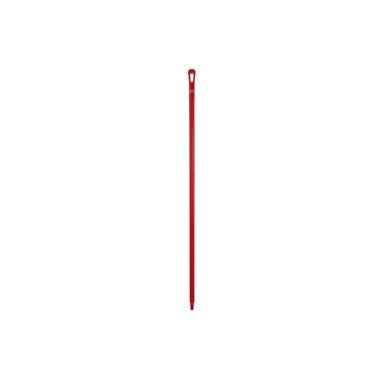 Skaft Ultra hygiejnisk Ø34x1500 mm med Gevind PP Rød,stk