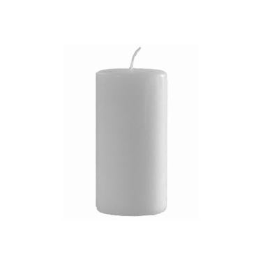 Bloklys Ø70x180 mm Brændetid 80 timer Hvid,12 stk/krt