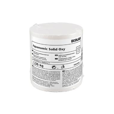 Tøjvask Blegemiddel Fast Aquanomic Solid Oxy Højkoncentrat Iltbaseret 1.36 kg,2 stk x 1,36 Kg/krt