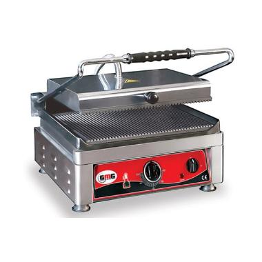 Klemgrill GMG 41x50x30 cm Grillareal 36x27 cm Rillet top/bund 300C,stk