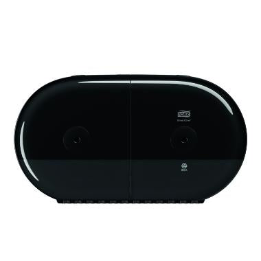 Dispenser Toiletpapir Tork SmartOne T9 Twin Plast Sort,stk
