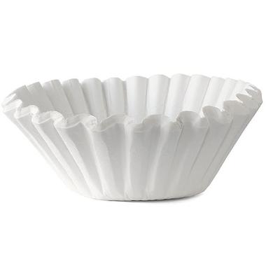 Skålfilter Catersource TCF Ø250/Ø110xH70mm 100 stk papir Svanemærket hvid,10 pk x 100 stk/krt