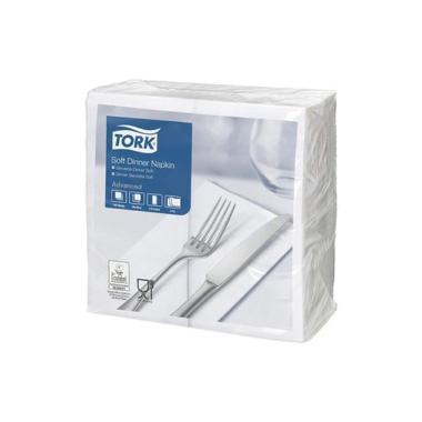 Serviet Tork 39x39cm 3-lag 1/8-fold Hvid,12 pk x 100 stk/krt