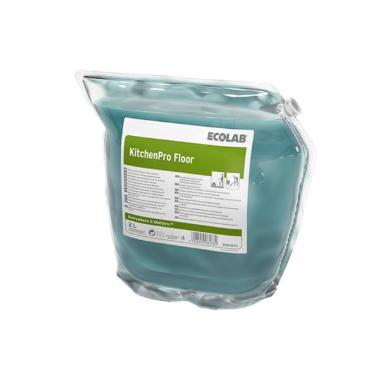 Gulvrengøring KitchenPro Floor 2ltr uden Parfume Manuel/Skum/Maskine til køkken,2 ps x 2 ltr/krt