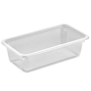 Bakke 1-rum K2182-1F 605 ml 179x98x50 mm PP Klar OMPAK 12 ps x 50 stk/krt,12 ps x 50 stk/krt