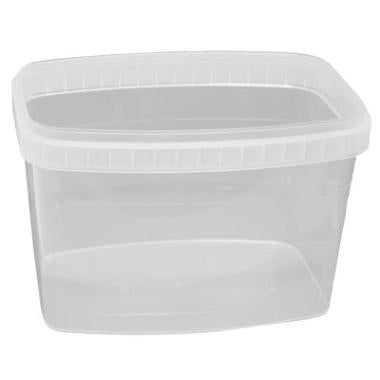 Plastbøtte 2500 ml klar PP – 140x200x132 mm, 1131 stk/palle