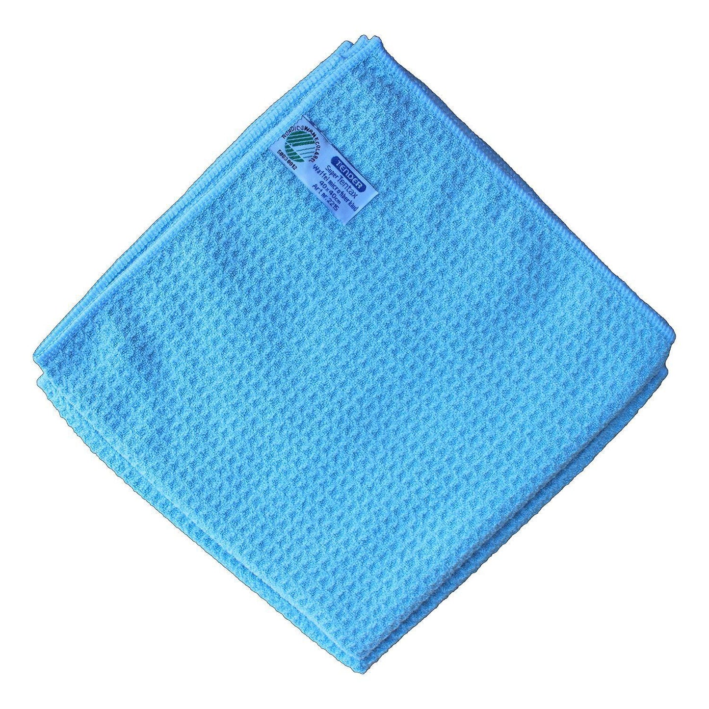Universalklud Super Tentax 40x40cm Svanemærket blå vaffelvævet,10 stk/ps