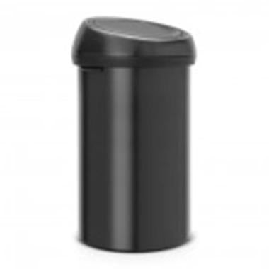 Affaldsspand Bin Touch 60ltr L40xB40xH71cm mat sort,stk