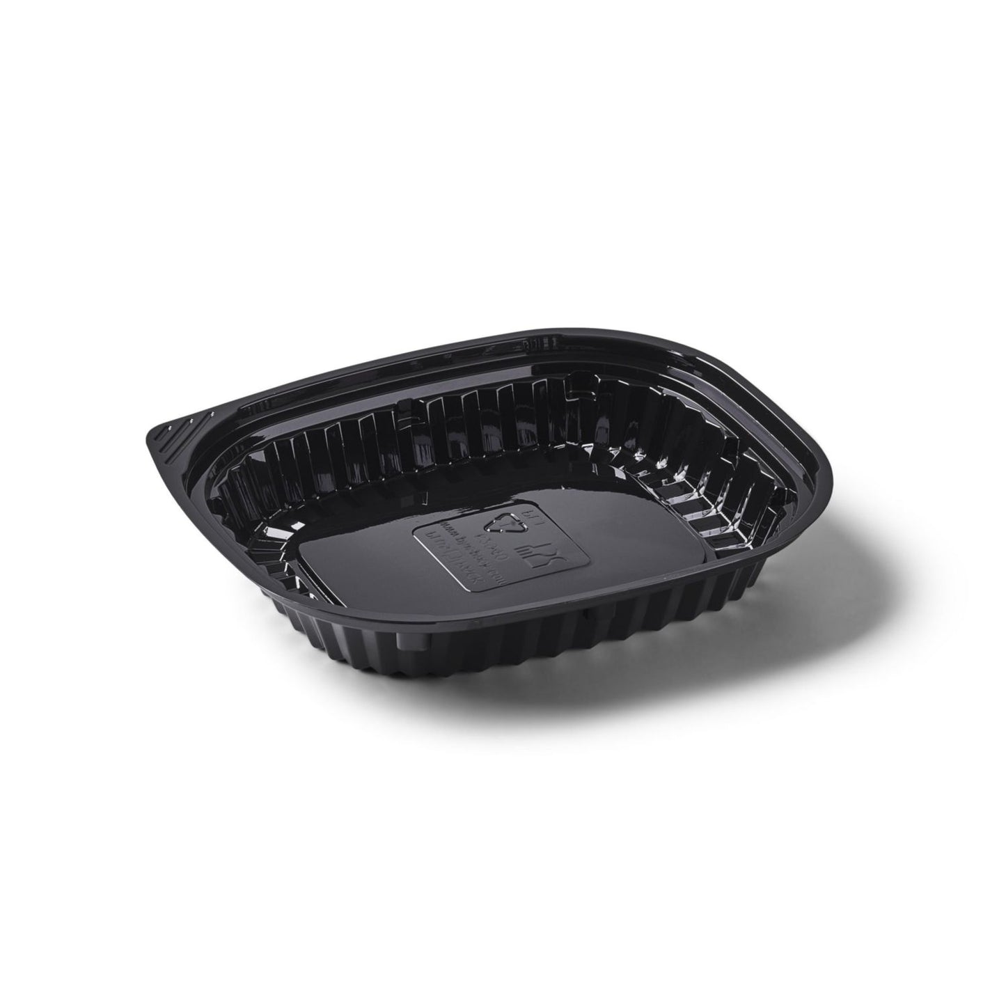 Sushibakke Vistopac 1-rum 300 ml 177x150x27 mm RPET Sort,4 pk x 125 stk/krt