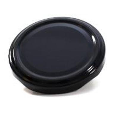 Låg til Sylteglas Ø8.6 cm Sort,stk