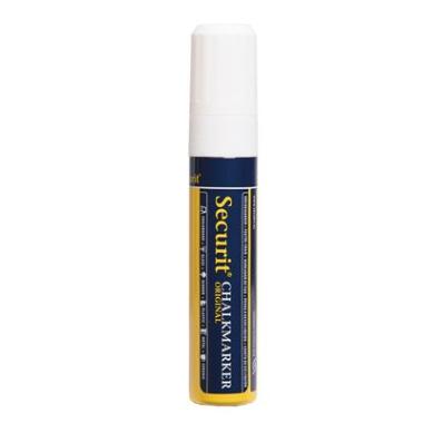 Tuschpen 1 stk Securit tyk 7-15 mm Hvid,stk