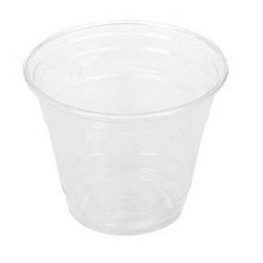 Plastglas 25 cl Ø96 mm Bionedbrydelig PLA Klar til Dessert,24 ps x 50 stk/krt