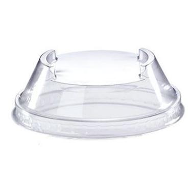 Plastlåg Ø96 mm Højt Kuppelformet bionedbrydelig PLA Klar til 30/40/50 cl Ø96 mm,24 ps x 50 stk/krt