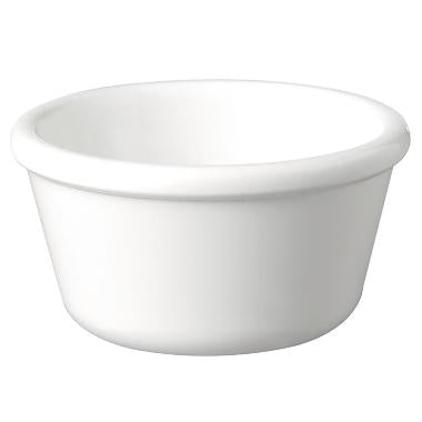 Skål 5 cl Ø7x3.7 cm Melamin Hvid,stk