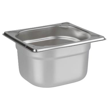 Kantine 1/6 GN 1.6 ltr 17.5x16x10 cm Rustfrit stål,stk