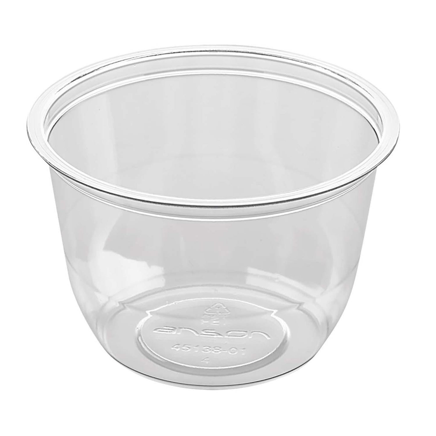 Bæger M 0095-1K 300 ml 8 oz Ø95x63 mm Rund OHCO APET Klar,1200 stk/krt