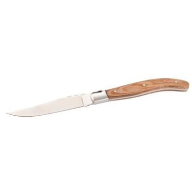 Grillkniv Laguiole 22.5 cm Rustfri stål/Træhåndtag,12 stk/pk