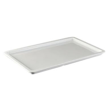 Fad 1/1 GN 53x32x2.5 cm 1.4 ltr Ovnfast Porcelæn Hvid,stk