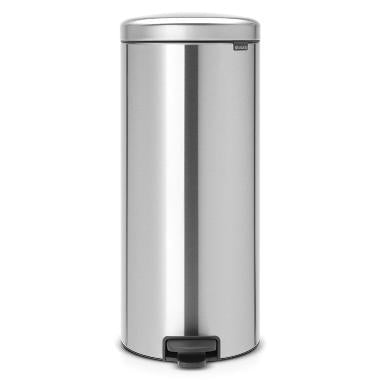Pedalspand Brabantia Newlcon 30 ltr Fingerprintproof Stål/Plast Mat Stål,stk