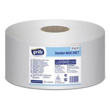 Toiletpapir Jumbo Maxi 2-lag Ø24cm 340m Natur Genbrug,6 rl/krt